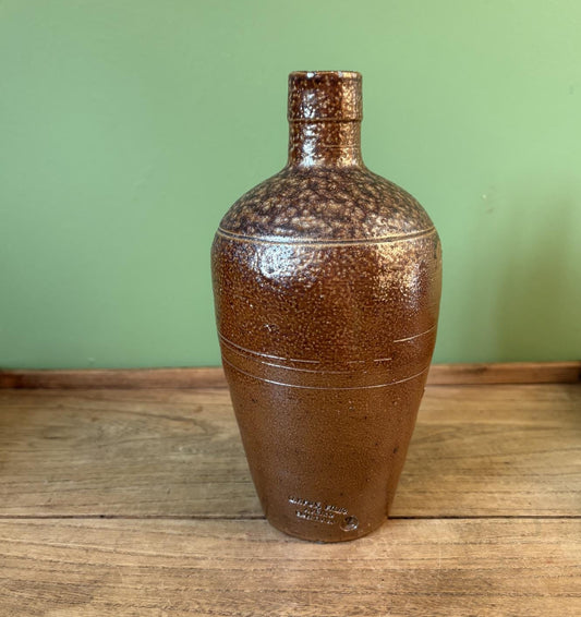 Campos Filhos Portuguese Brown Salt Glaze Bottle