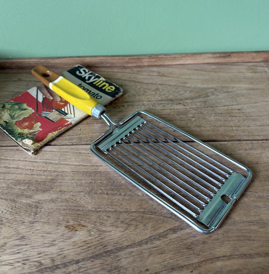 Vintage Skyline Tomato Slicing Tool