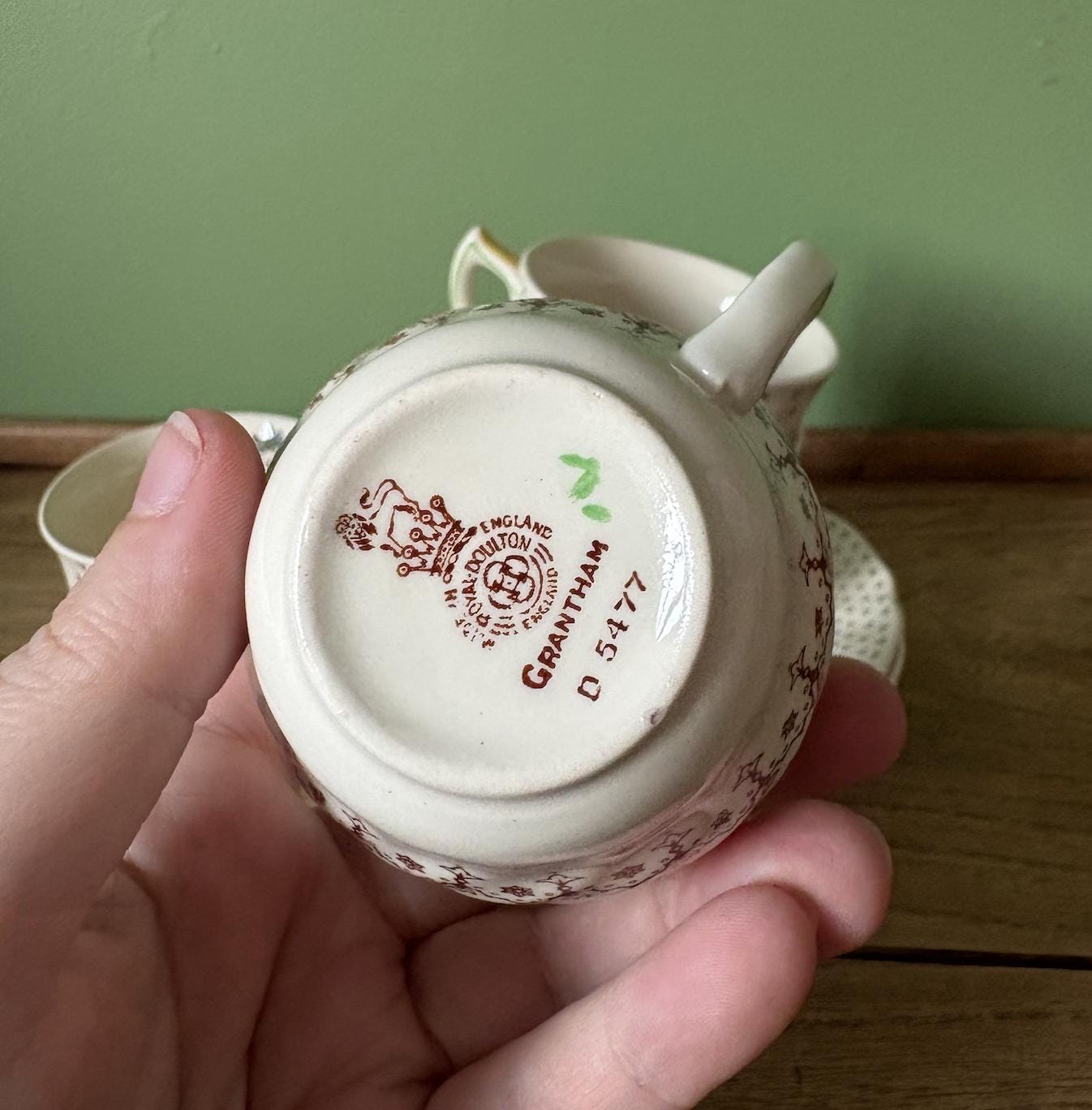 Royal Doulton Grantham Demitasse Set of 4 Cups and Saucers