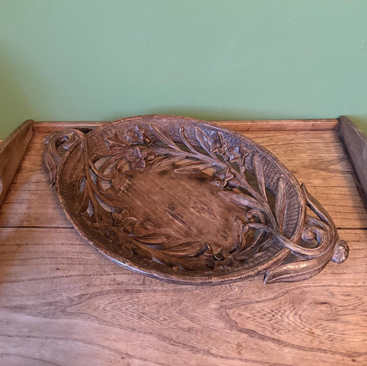 Hand Carved Black Forest Bread Basket
