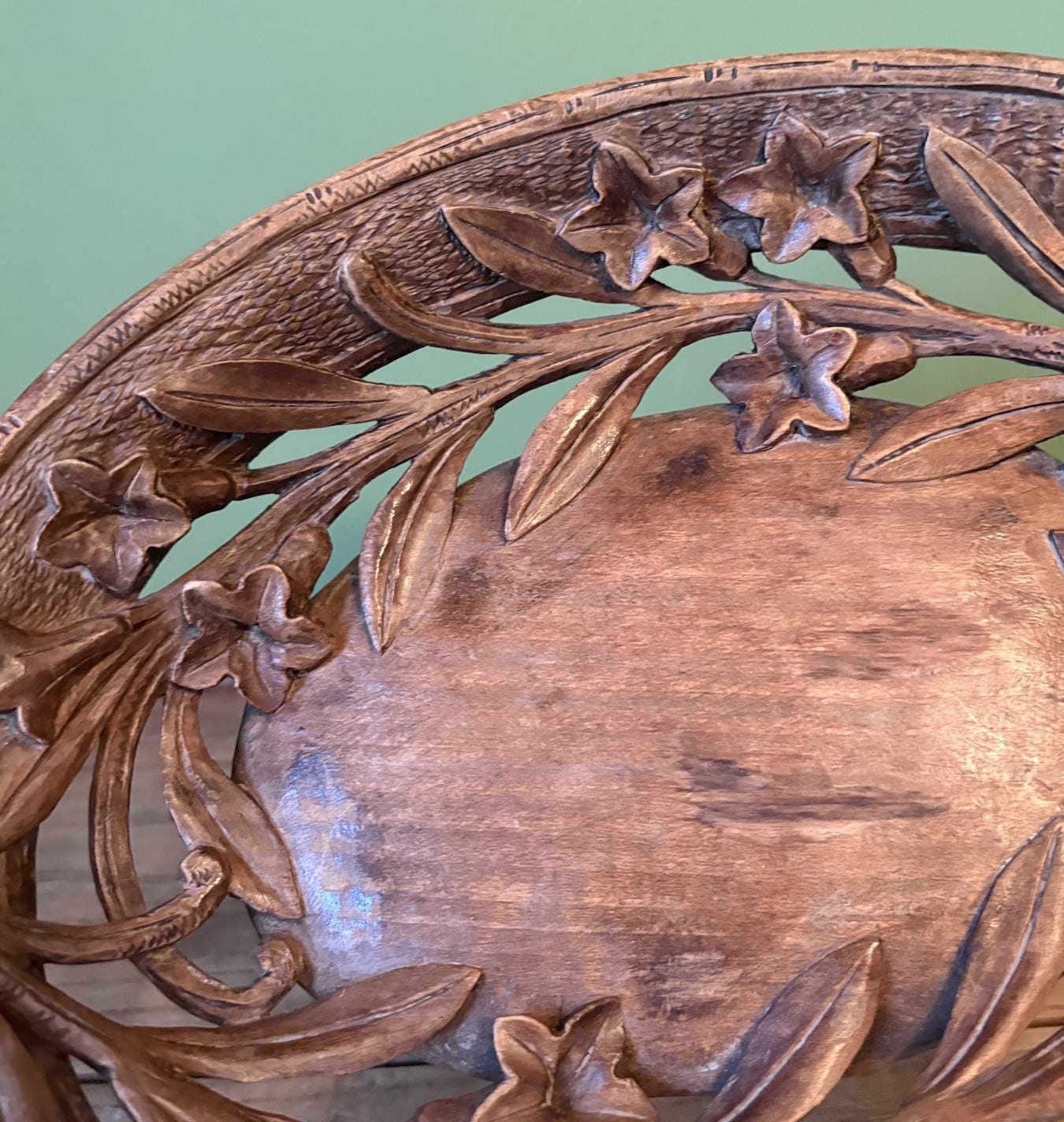 Hand Carved Black Forest Bread Basket