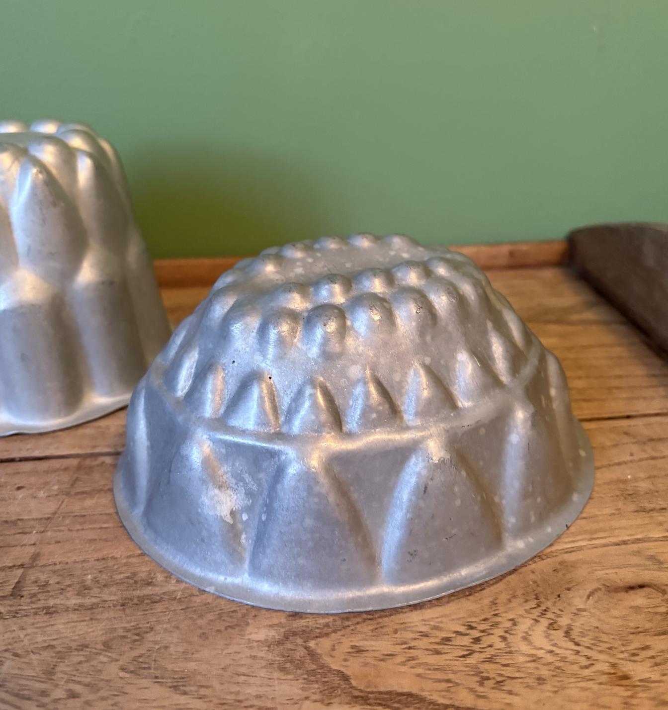 Aluminium Medium Sized Jelly Moulds | Sold Seperately