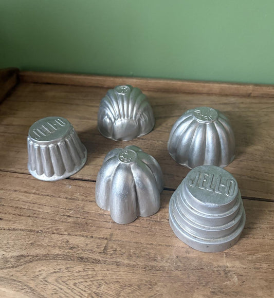 Five Different Single Jello Moulds