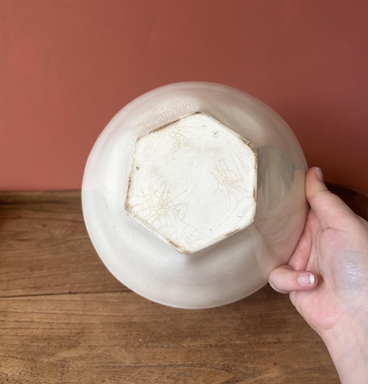 Rare Large Round Ceramic Jelly Mould