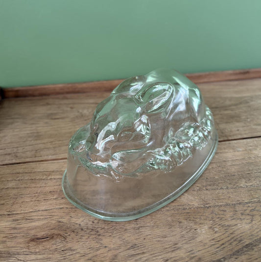 Glass Rabbit Shaped Jelly Mould