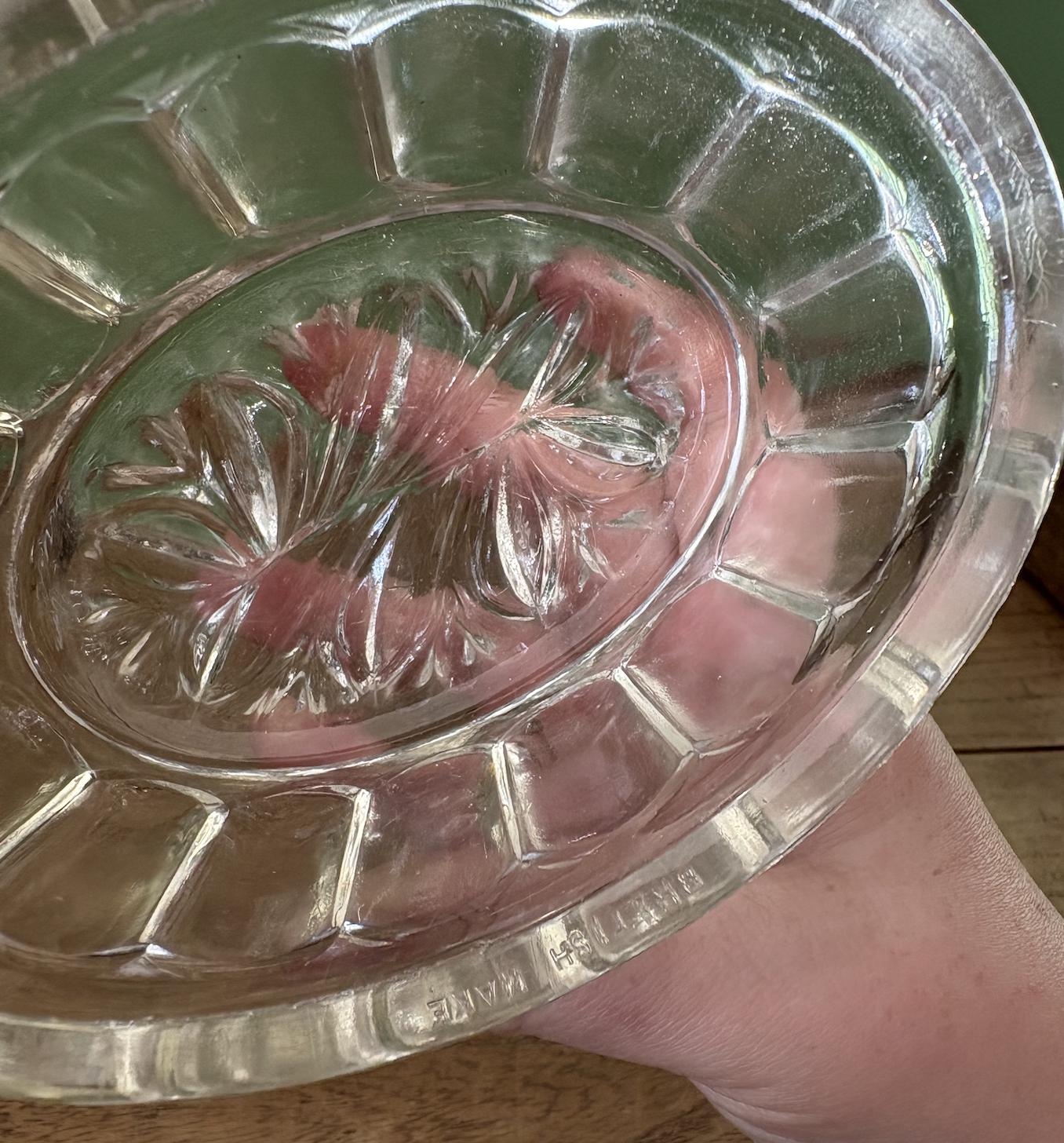 Small Oval Shaped Glass Decorative Jelly Mould