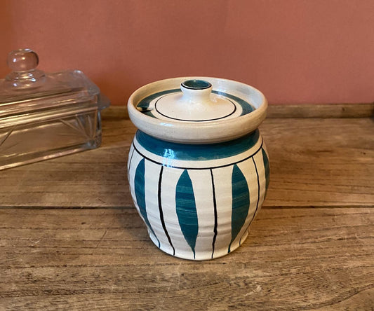 Maund Pottery Sugar Pot | Condiment Jar