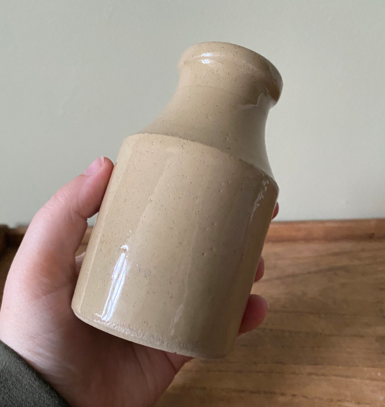 Stoneware Chutney Bottle with cork