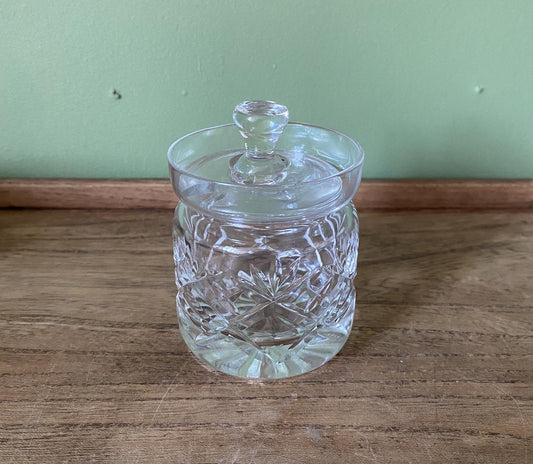 Cut Glass Sugar | Condiment Pot