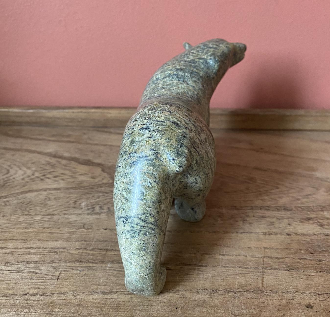 Carved Soapstone Bear