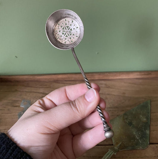 Antique Handled Straining| Sifter Ladle | Spoon