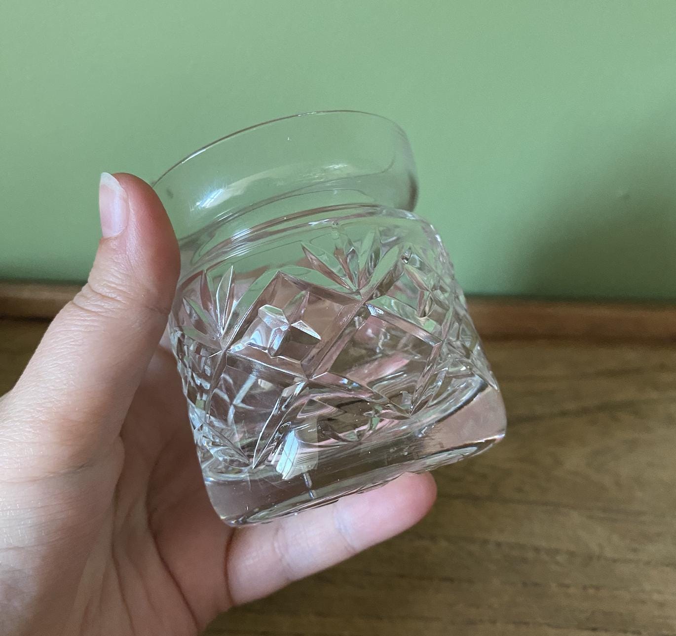 Cut Glass Sugar | Condiment Pot