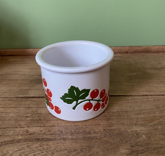 Vintage Waechtersbach Berry Jam Condiment Crock Dish  W.Germany
