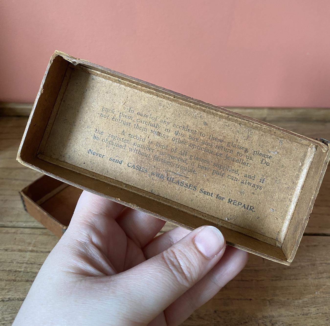 A. E. Coe & Sons Ltd Opticians Glasses Repair Box