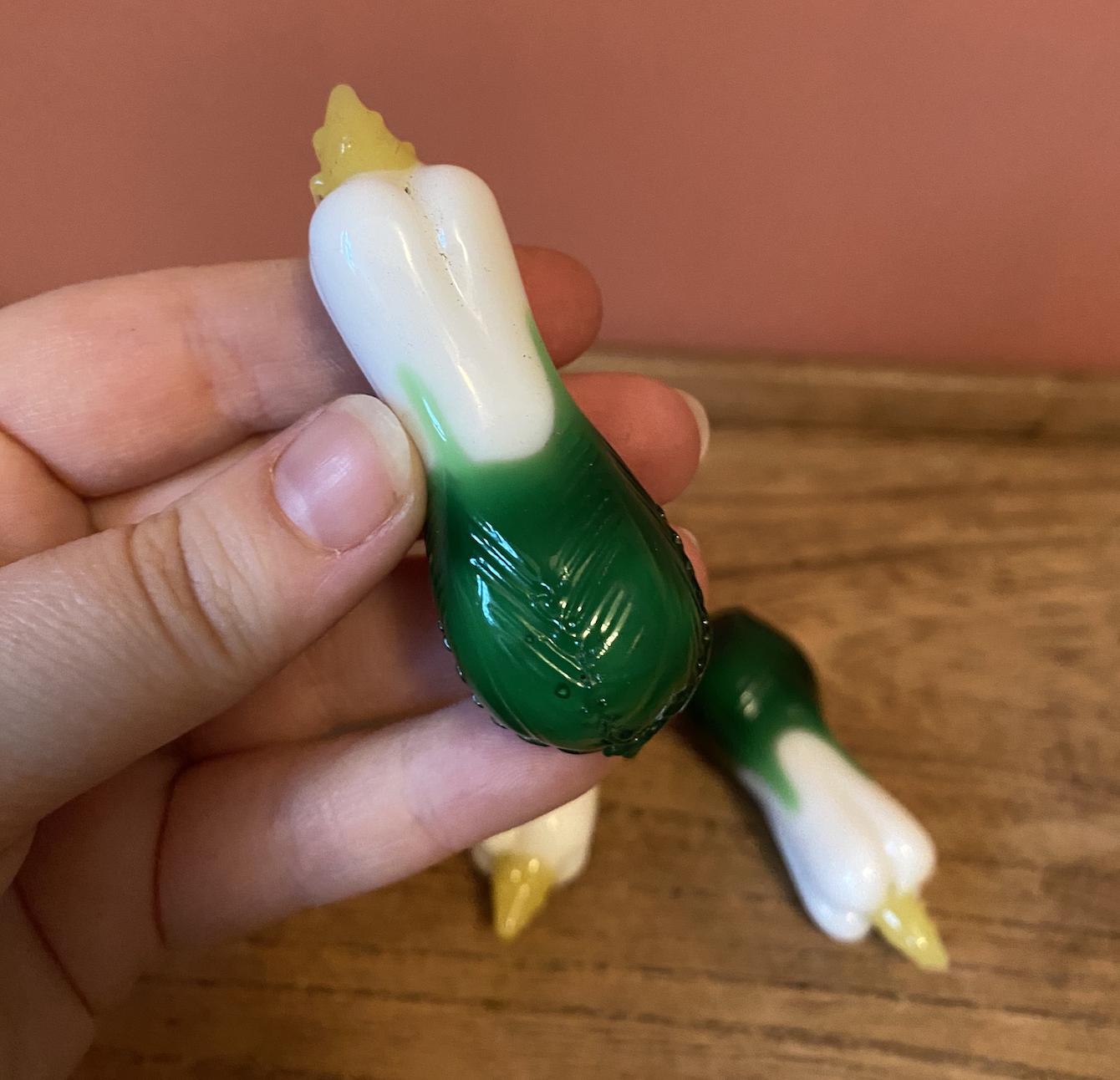 Glass Bak Choy Cabbage Ornaments