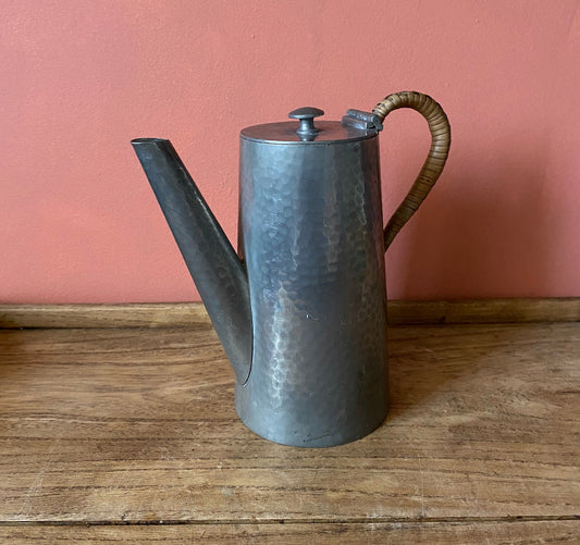 English 1960s Pewter Coffee Pot