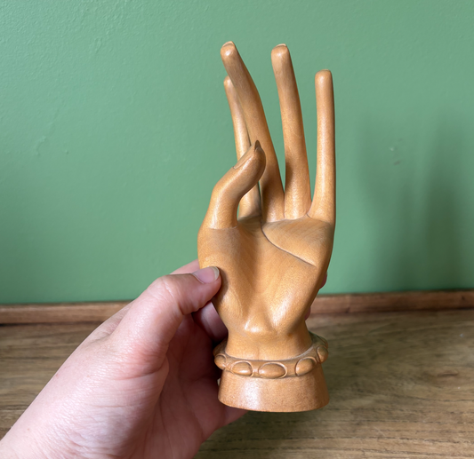 Wooden Ring Hand