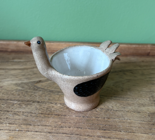Stoneware Chicken Egg Cup