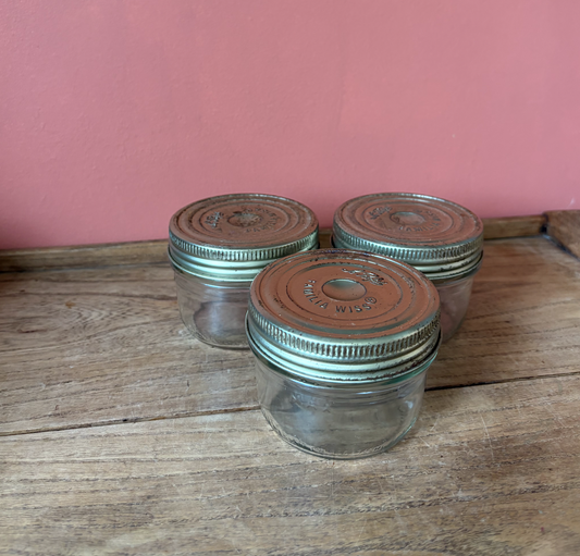 Set of 3 Le Parfait Familia Swiss Jars