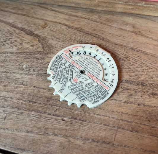 Johnston Standard Photograph Exposure Calculator