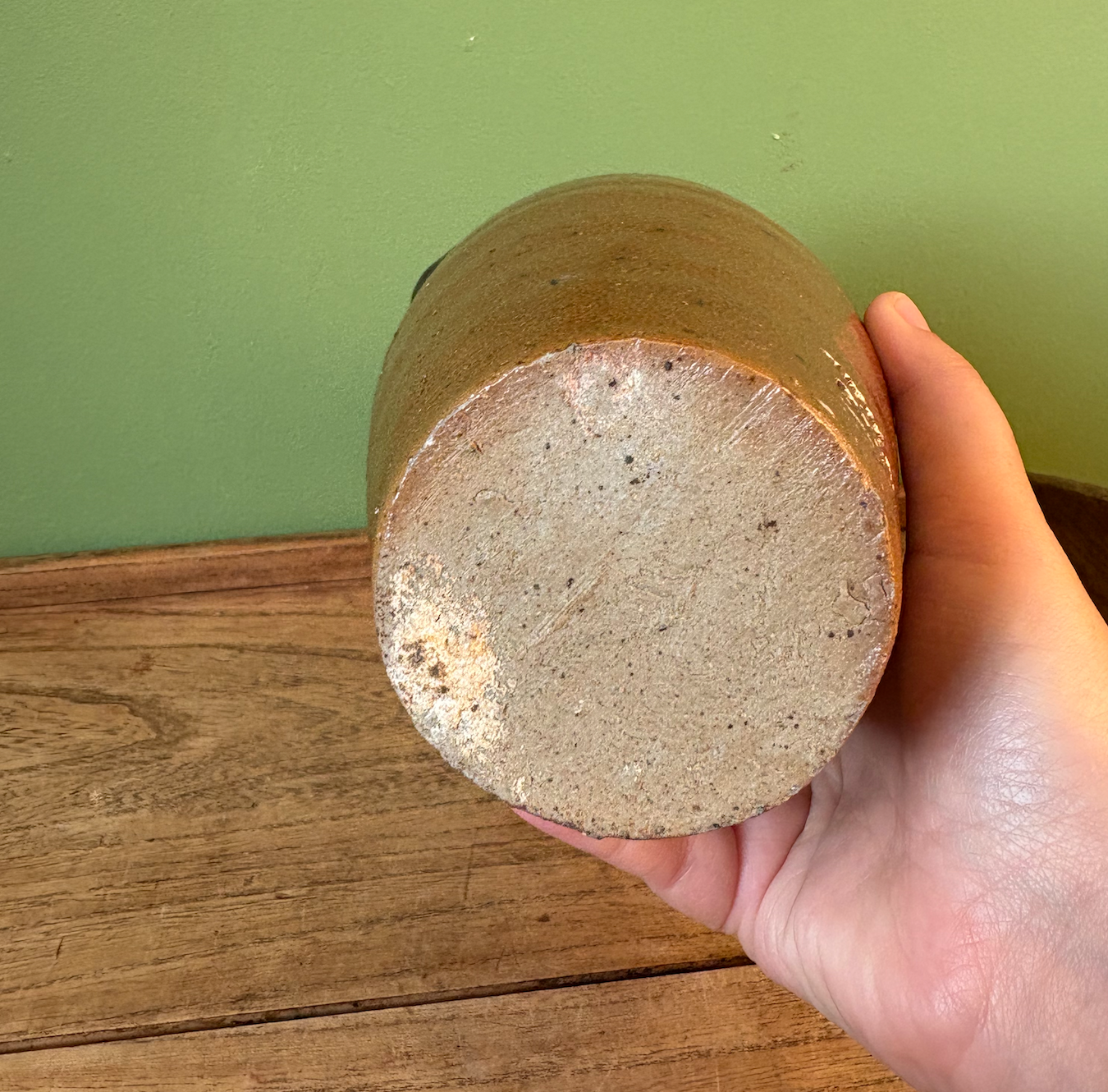 Campos Filhos Portuguese Brown Salt Glaze Bottle