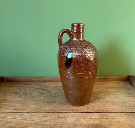 Campos Filhos Portuguese Brown Salt Glaze Bottle