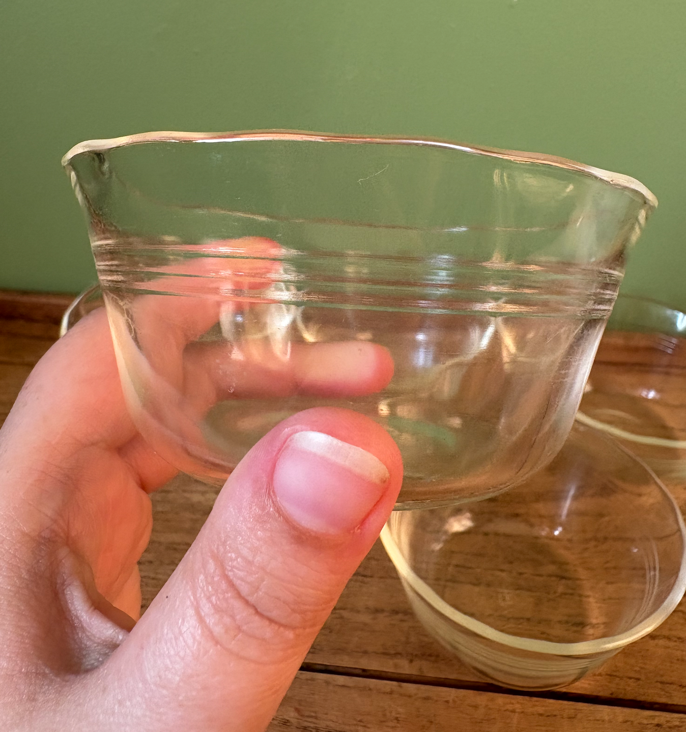 x5 Pyrex Custard Bowls