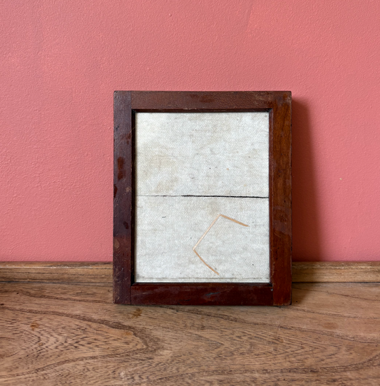 Early Kodak Negative Plate Wooden Photo Frame