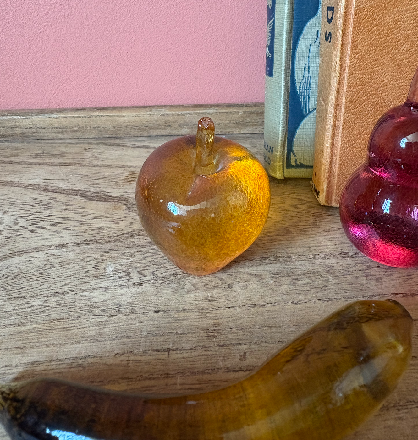 Set of 5 Murano Mini Glass Fruit