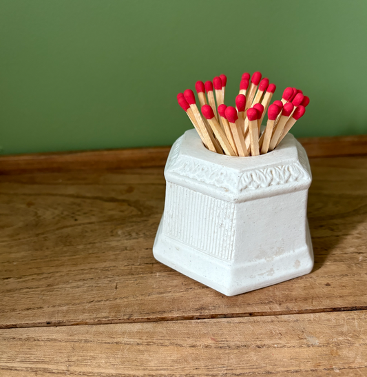 White Stone Hexagon Shaped Match Striker