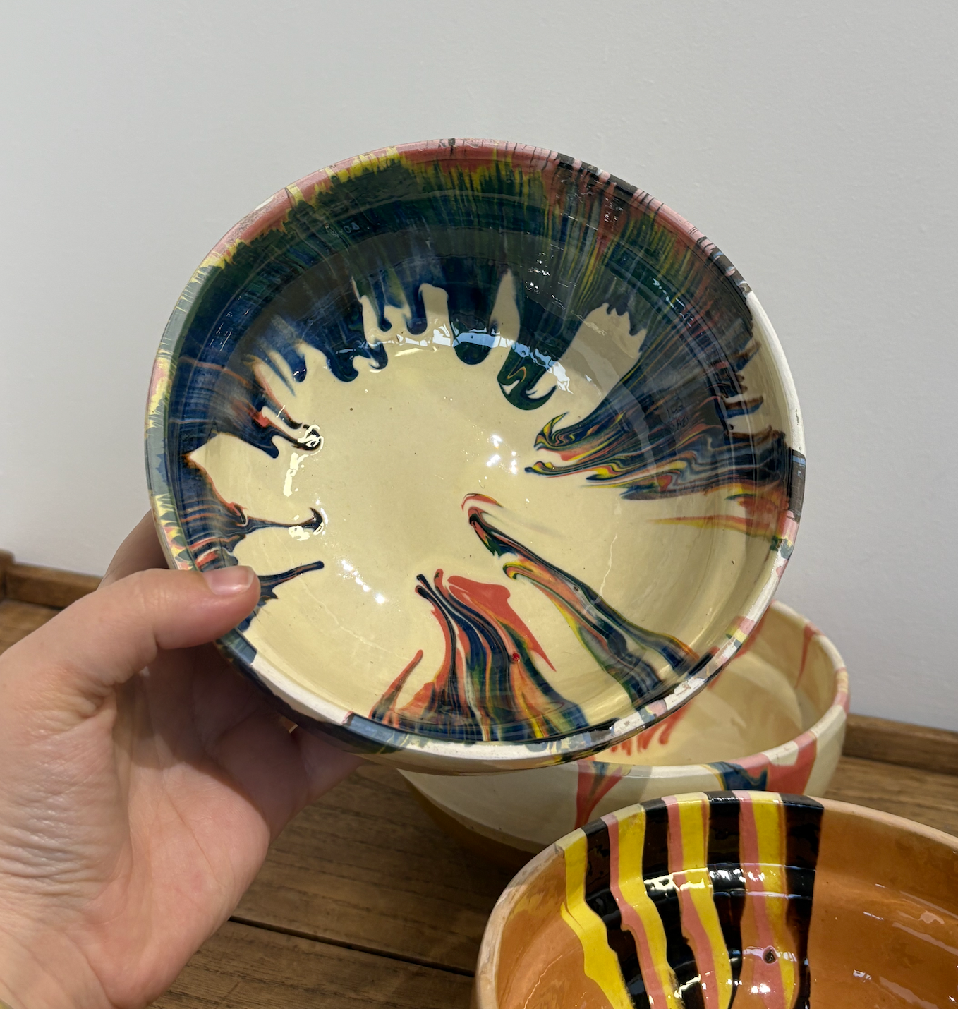 Selection of Medium Slipware Bowls - Sold Individually
