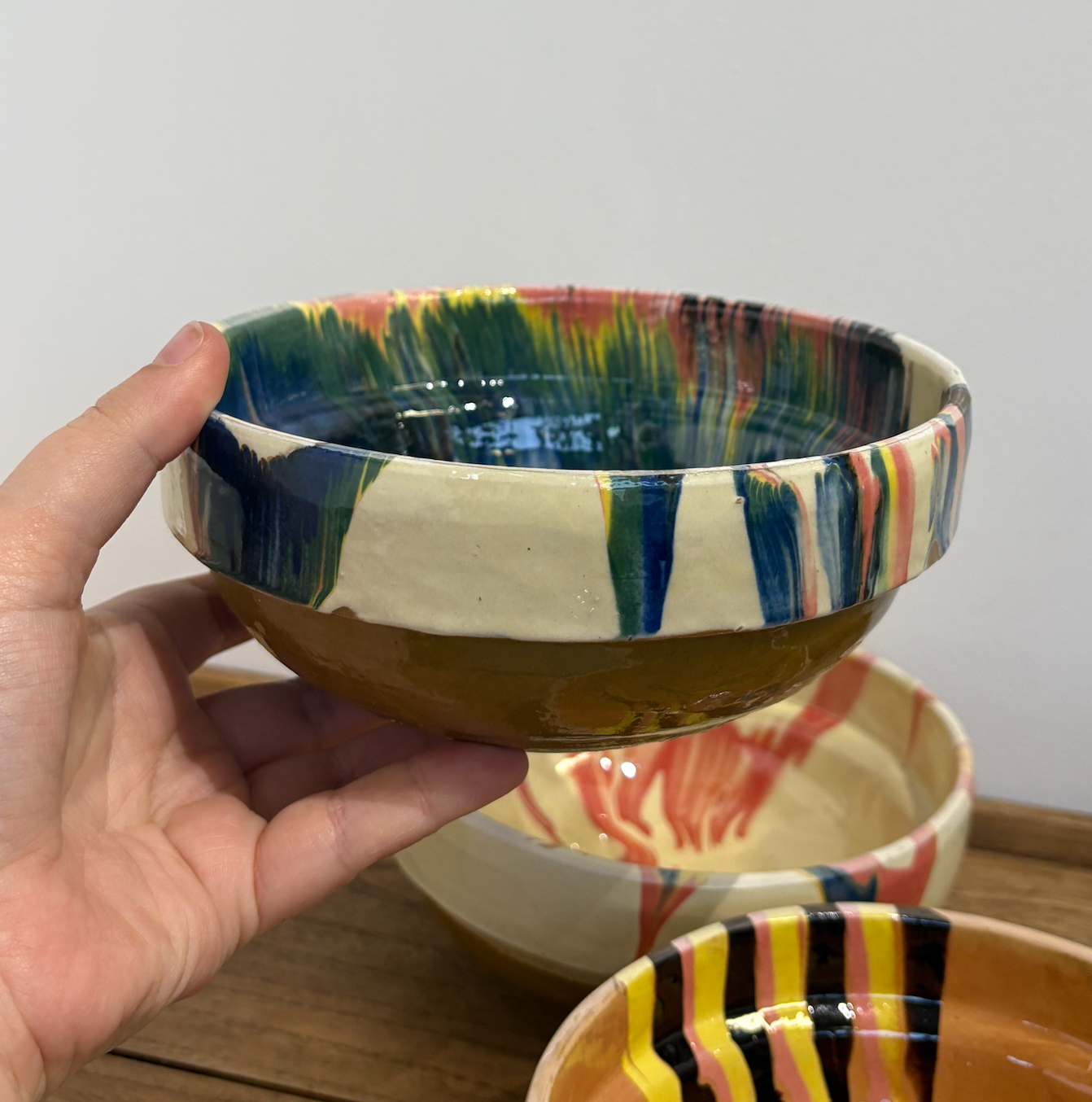 Selection of Medium Slipware Bowls - Sold Individually