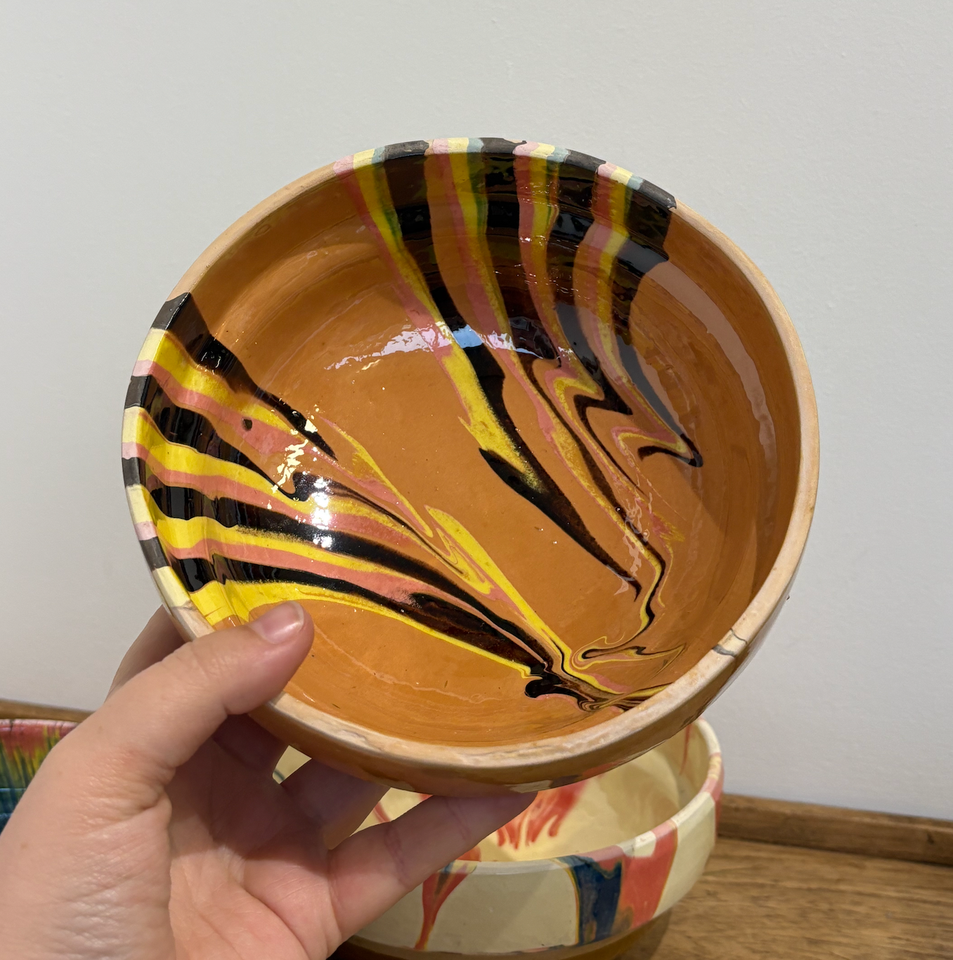 Selection of Medium Slipware Bowls - Sold Individually