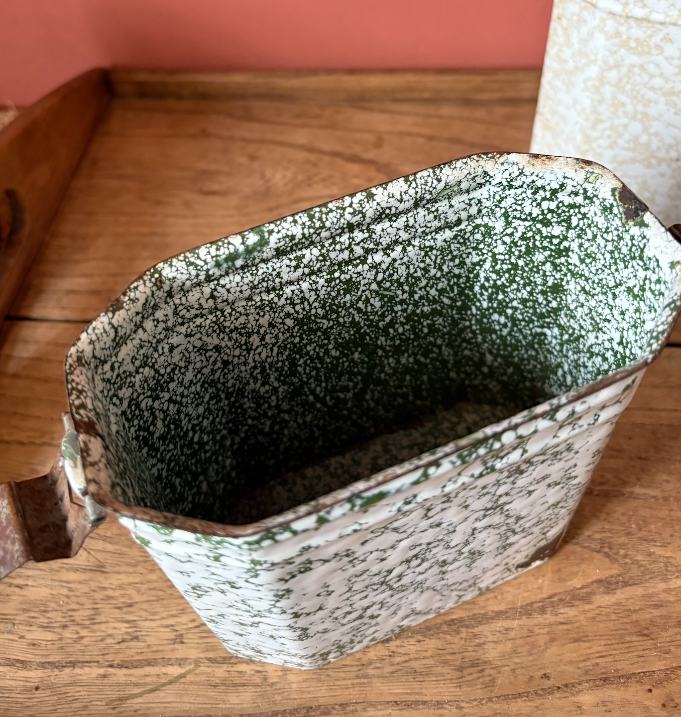 Selection of Enamel French Lunch Boxes - Sold Individual