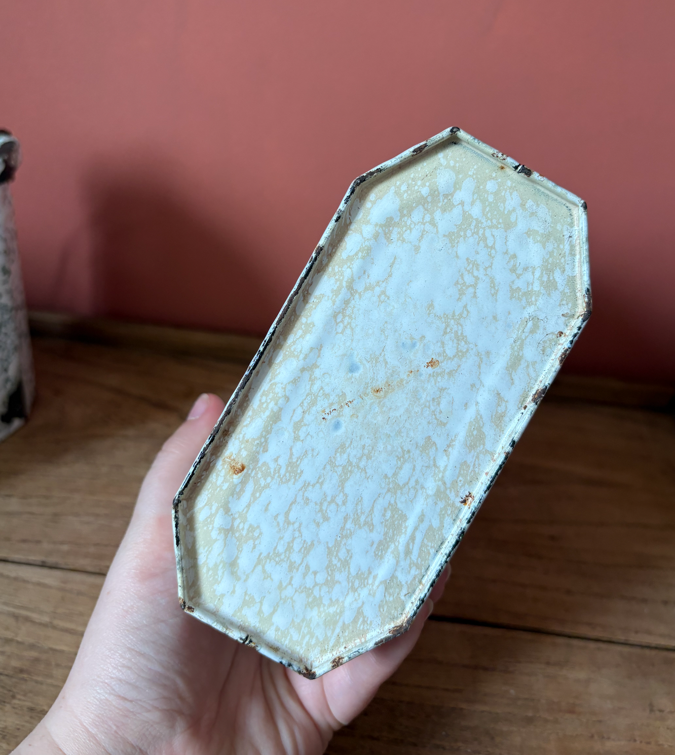 Selection of Enamel French Lunch Boxes - Sold Individual