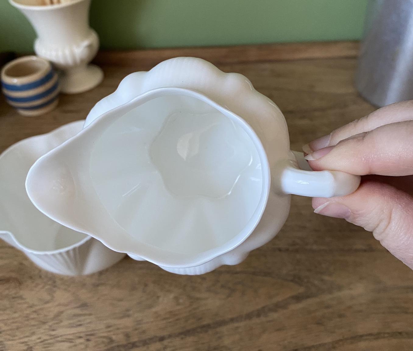 Shelly's Dainty Bone China Creamer and Sugar Bowl