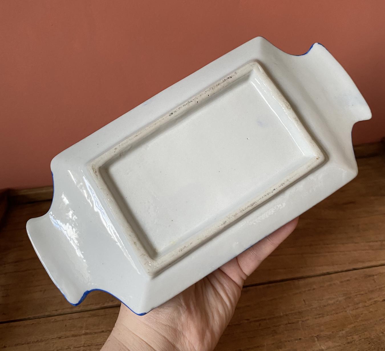 Hackmann Blue Castle & Rose Ceramic Toast Rack