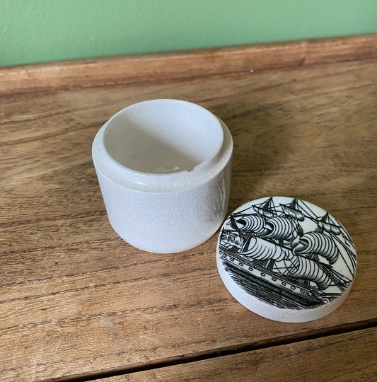 Portmerion Welsh Mens Dresser Pot