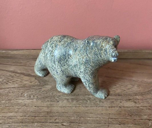 Carved Soapstone Bear