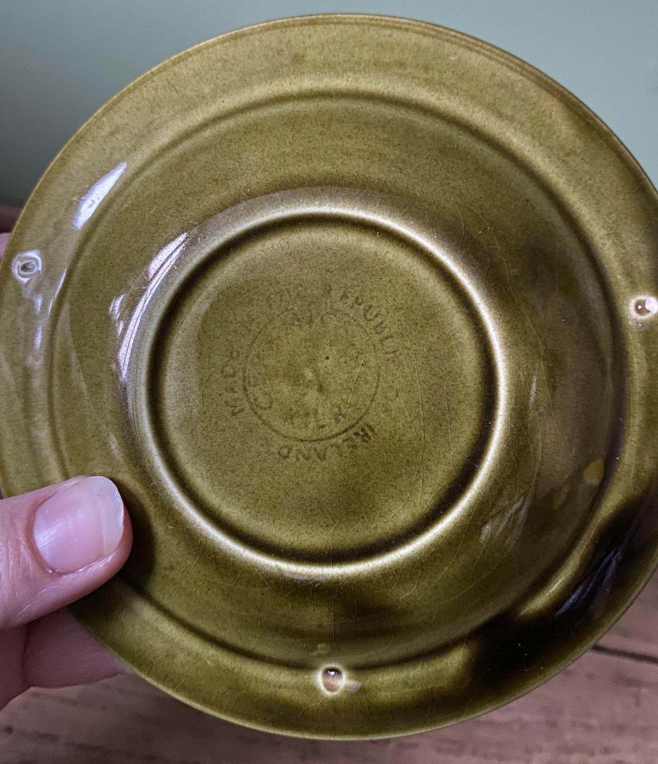 Vintage Celtic CONNEMARA Erin Green Mini Plate