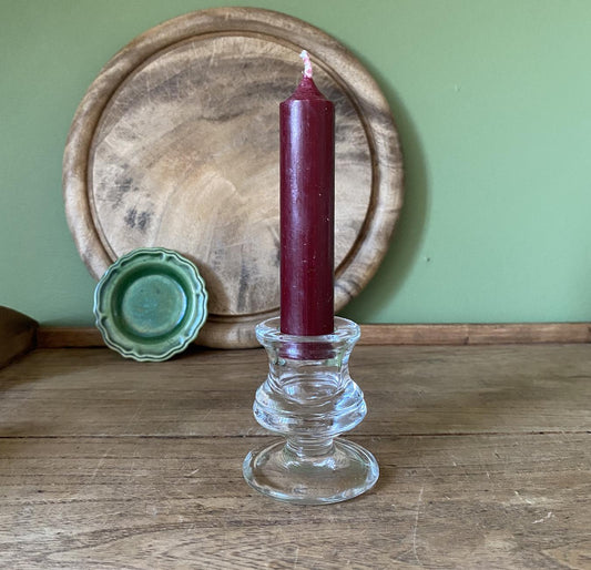 Single Glass Candle Holder