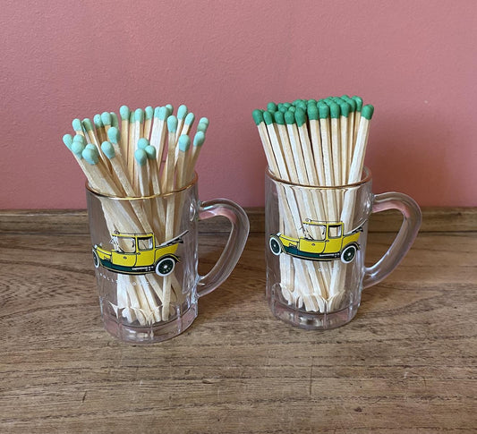 Two Rolls Royce Mini Beer Glasses - Match or Toothpick holder