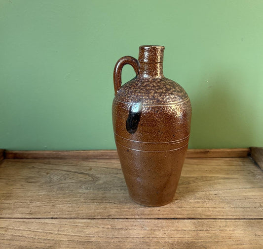Campos Filhos Portuguese Brown Salt Glaze Bottle