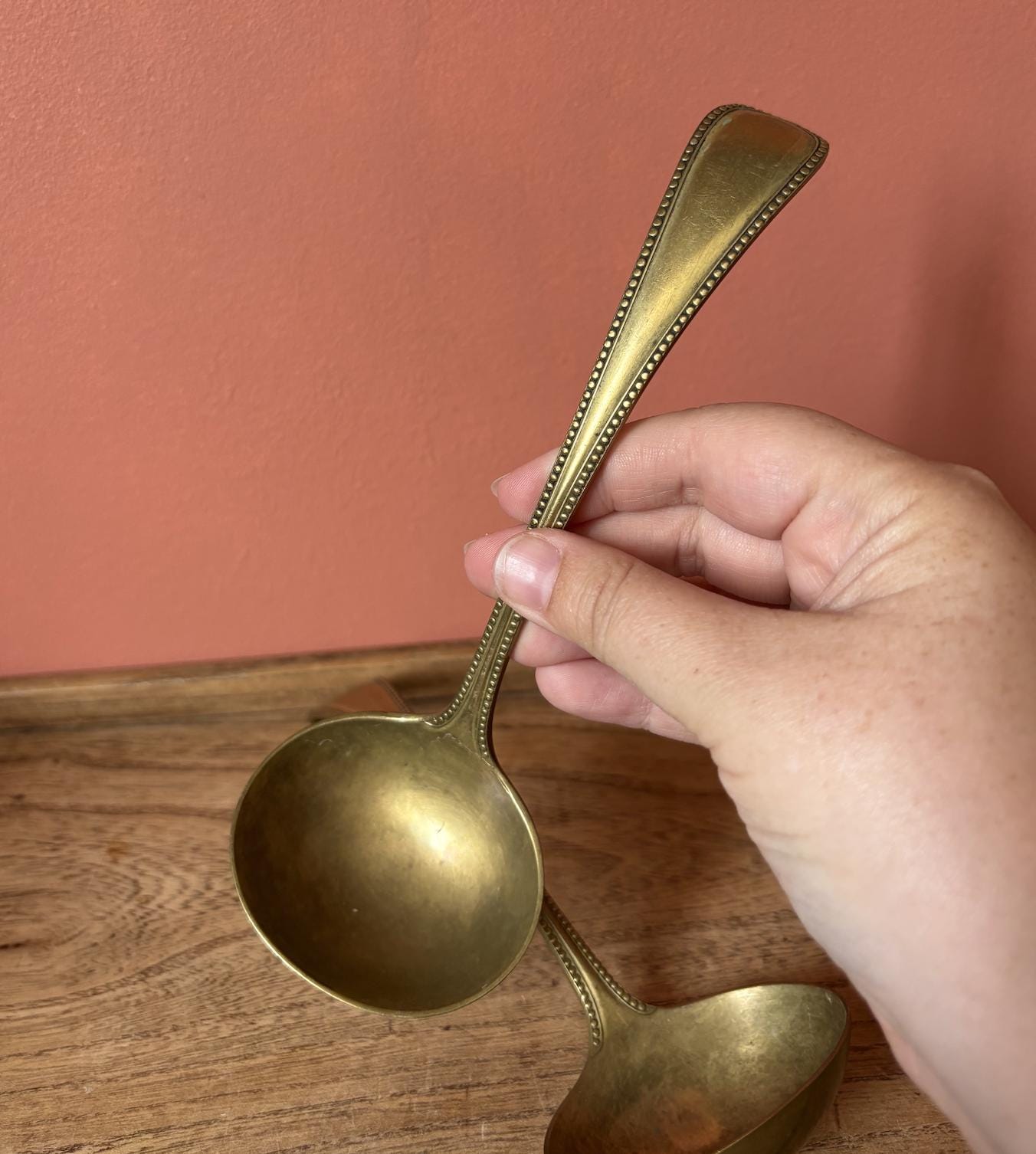 Pair of Metal Ladles