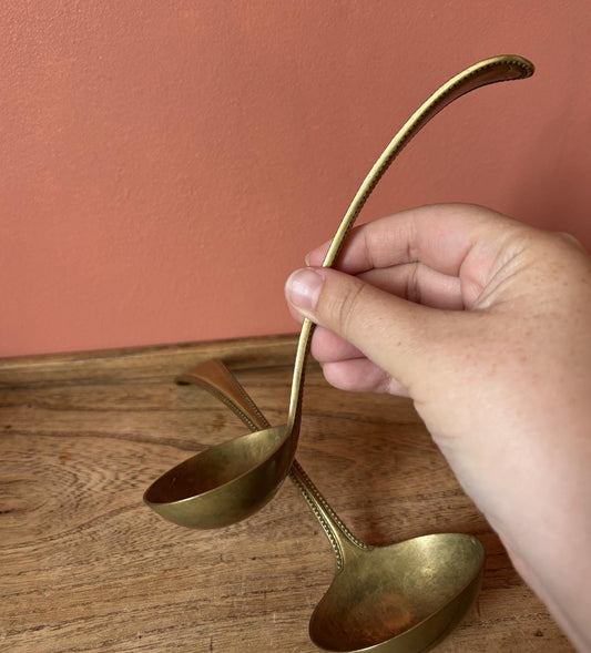 Pair of Metal Ladles