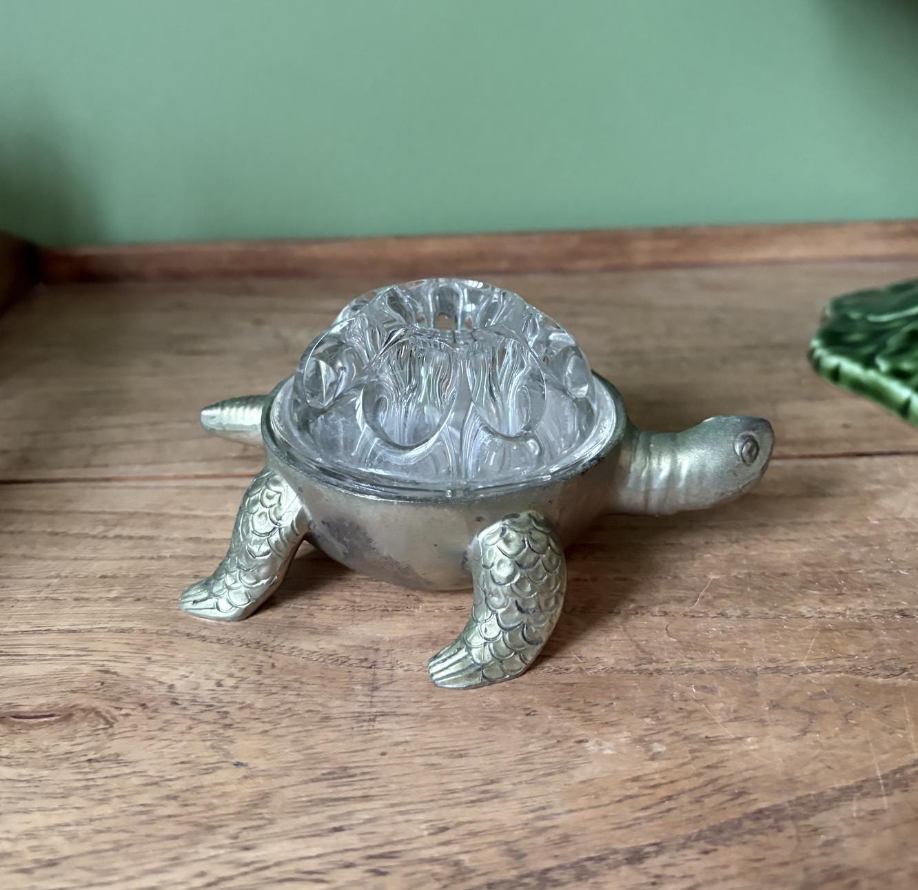 Reims French Tortoise Flower Frog