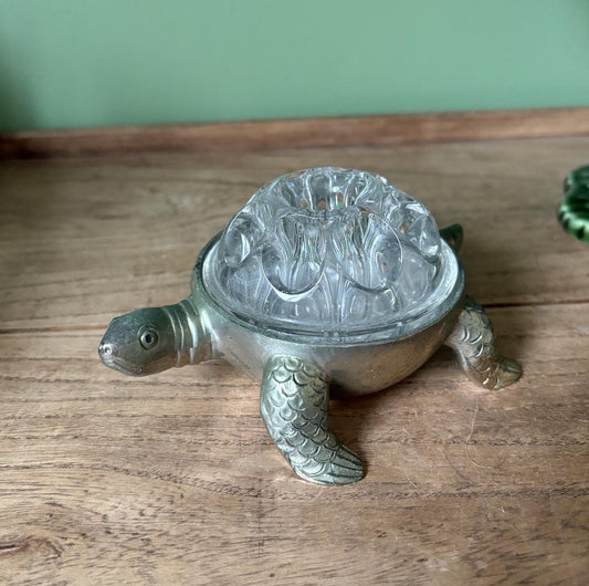 Reims French Tortoise Flower Frog