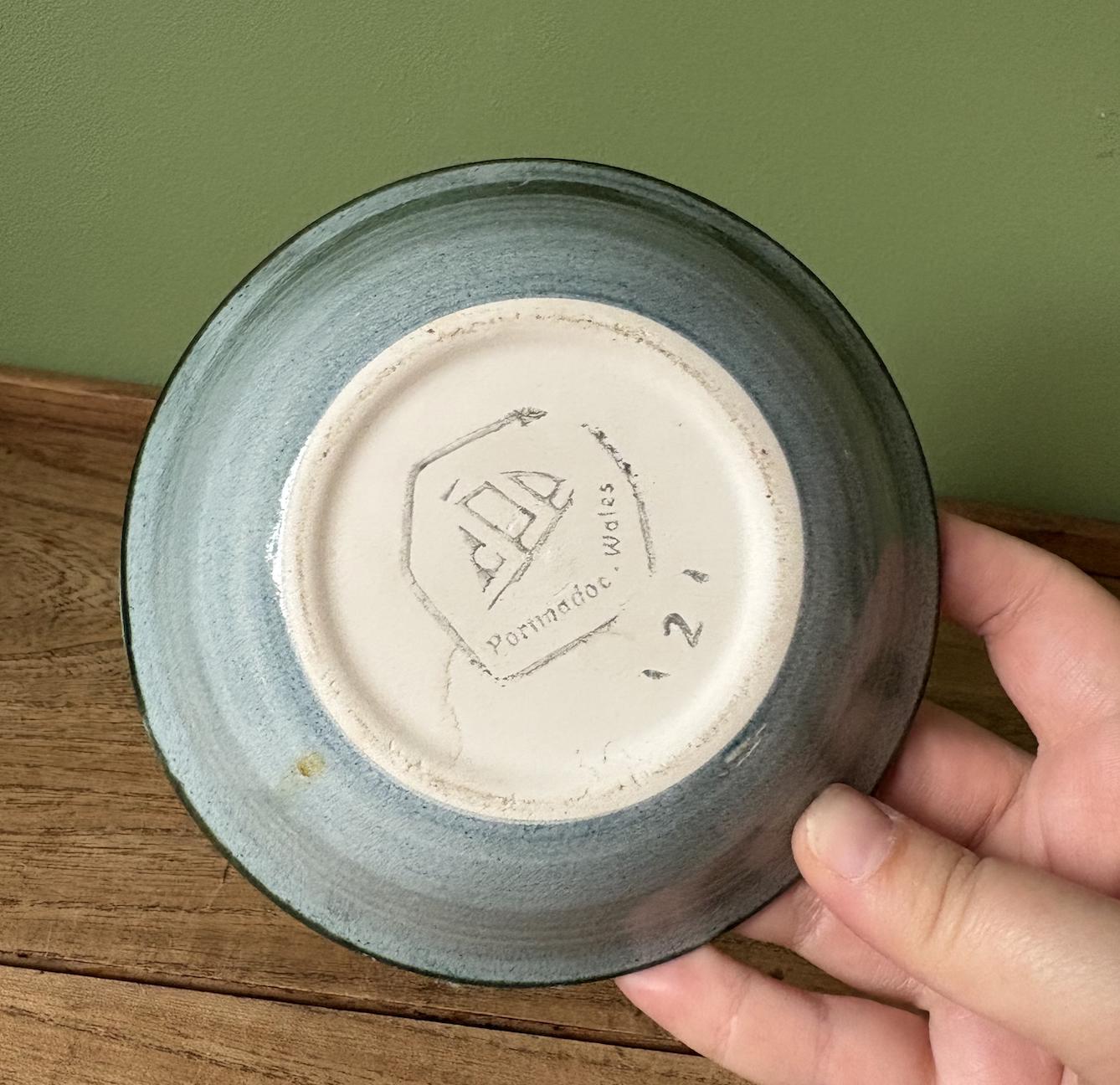 Porthmadog Pottery Glazed Trinket Bowl