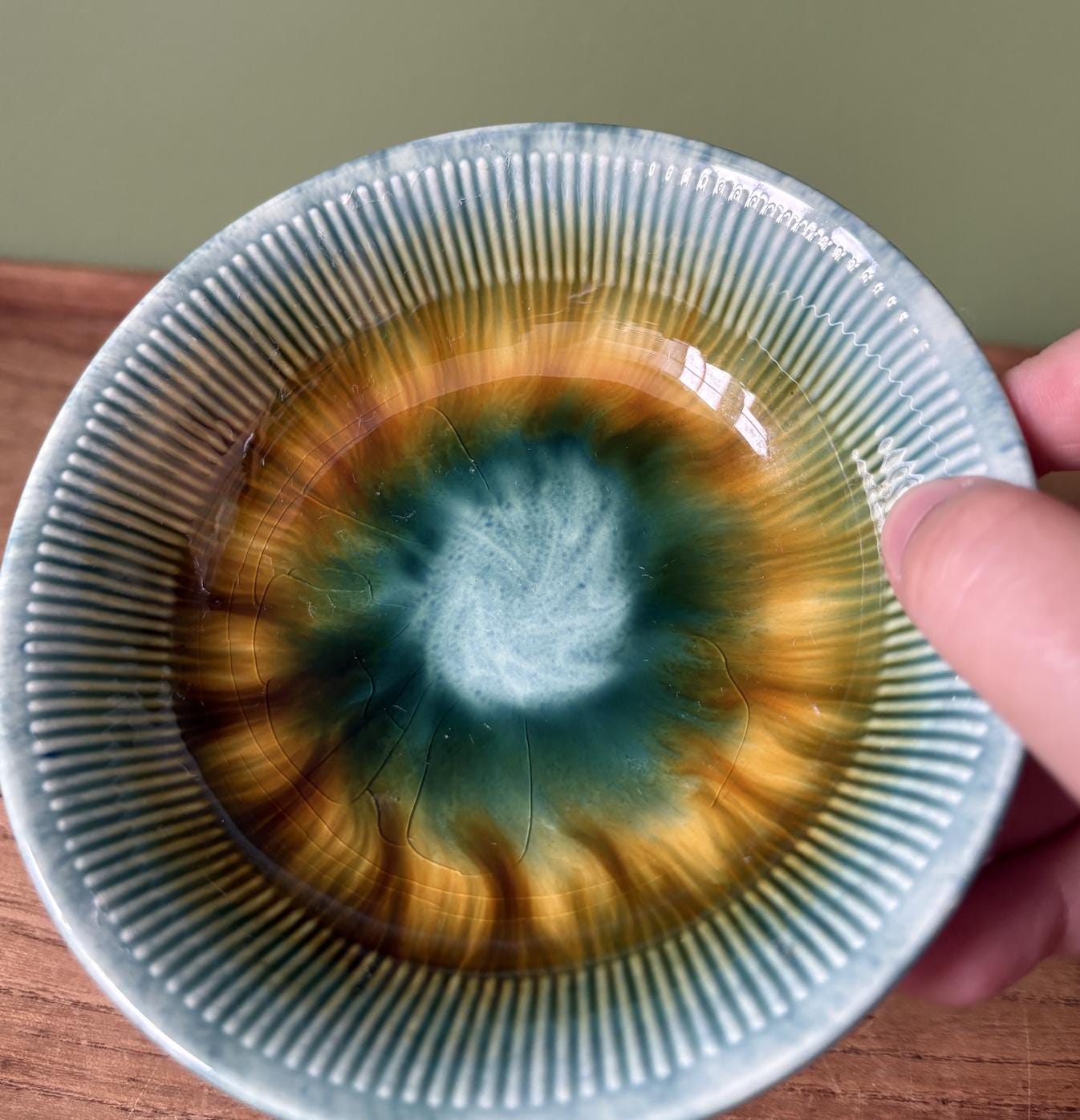 Porthmadog Pottery Glazed Trinket Bowl