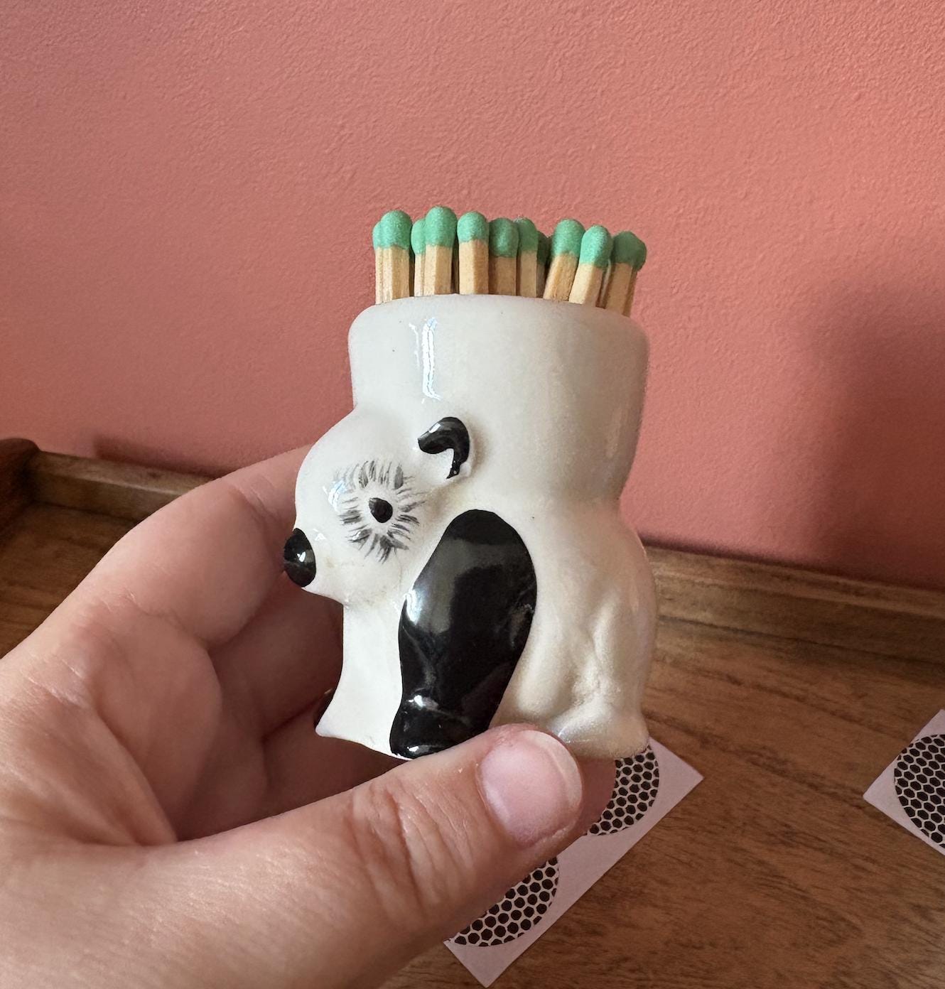 Kitsch Panda Egg Cup - Match Holder